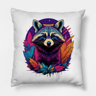 Raccoon Vibes Pillow
