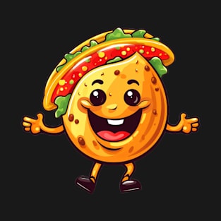 kawaii Taco T-Shirt cute potatofood funny T-Shirt