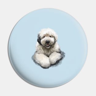 The Old English Sheepdog Pin