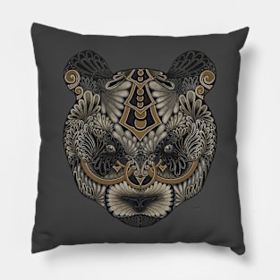 Golden Panda Pillow