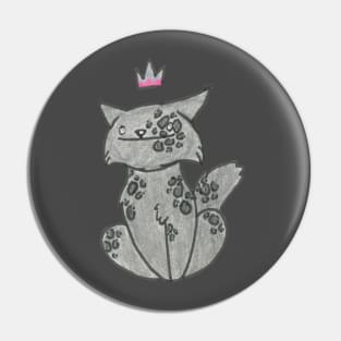 Derp Queen Cat Gel Pen :: Canines and Felines Pin