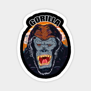 angry gorilla Magnet