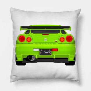 GTR R34 LIME Pillow