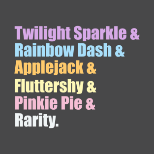 Mane 6 & T-Shirt