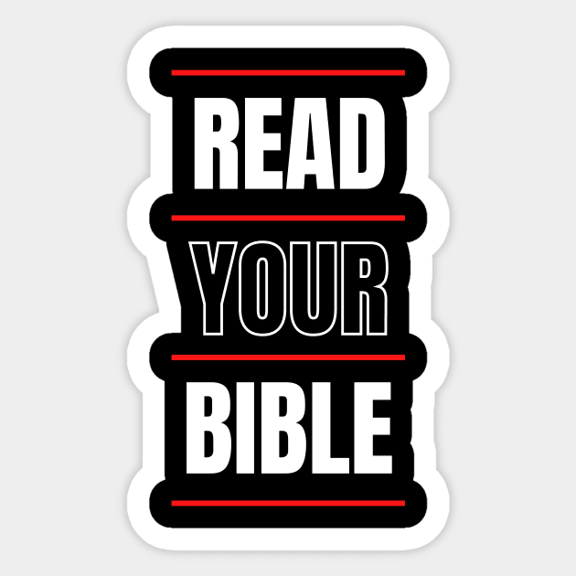 Keep Calm & Read Your Bible Sticker