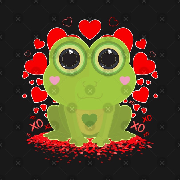 Valentine's Day Frog by adamzworld