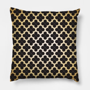 Gold Floral pattern Pillow