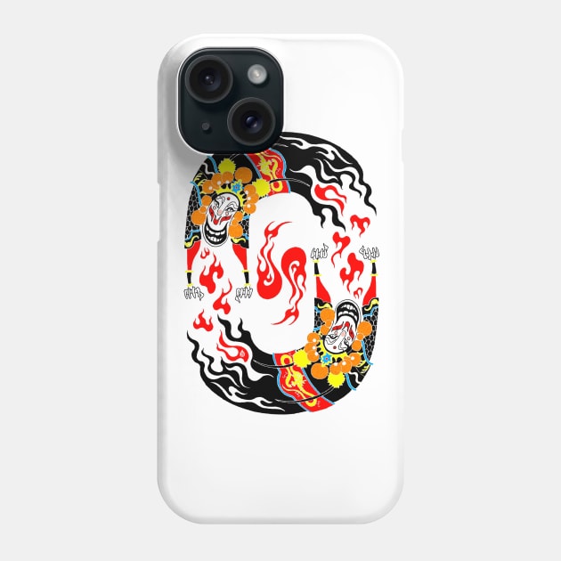 Swirling Deamon Phone Case by Jianrong_Lin