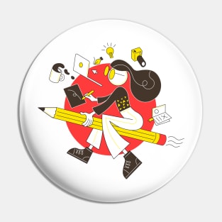 Witch Designer Pin