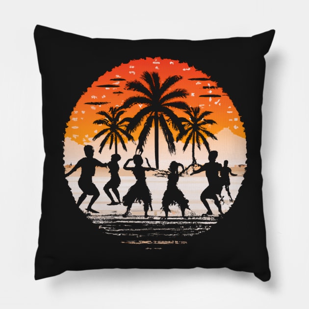 Traditional Hula Dance Pillow by soulfulprintss8