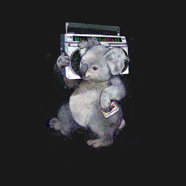 Discover Boombox Koala - Koala - T-Shirt