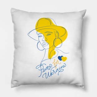 Peace for Ukraine Pillow