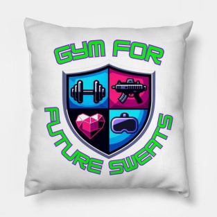 Gym For Future Sweats Logo Pillow