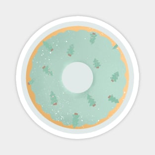 Christmas tree sprinkles donut Magnet