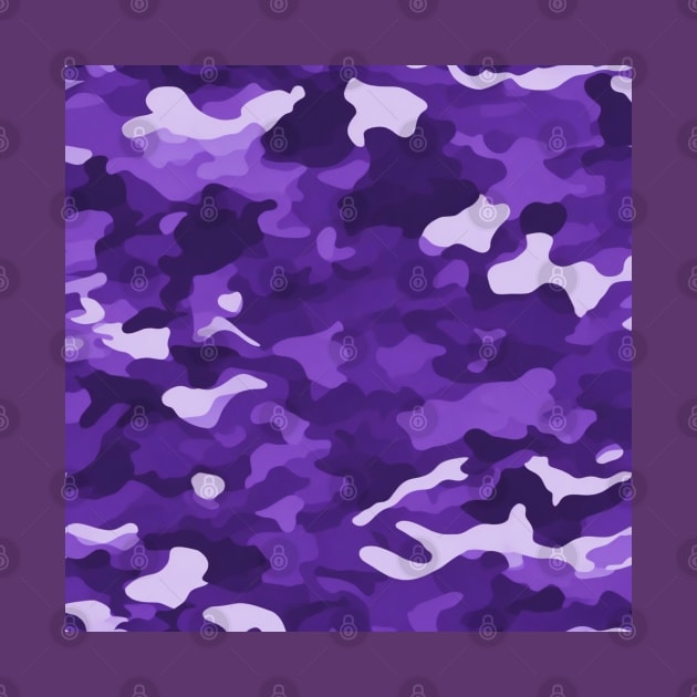 PURPLE CAMO DESIGN, PASTEL COLOR by ZARBIT