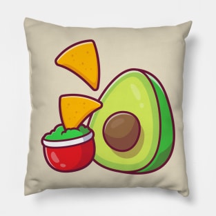 Nachos With Avocado Sauce Pillow