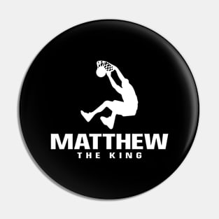 Matthew Custom Player Basketball Your Name The King Pin