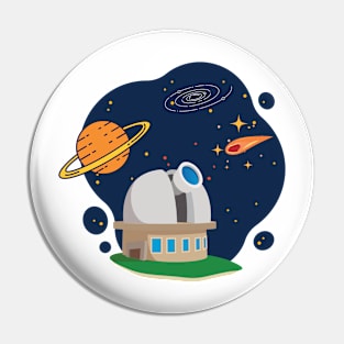 Arecibo Observatory - National Astronomy and Ionosphere Center logo Pin