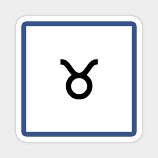 Taurus Symbol Art Magnet