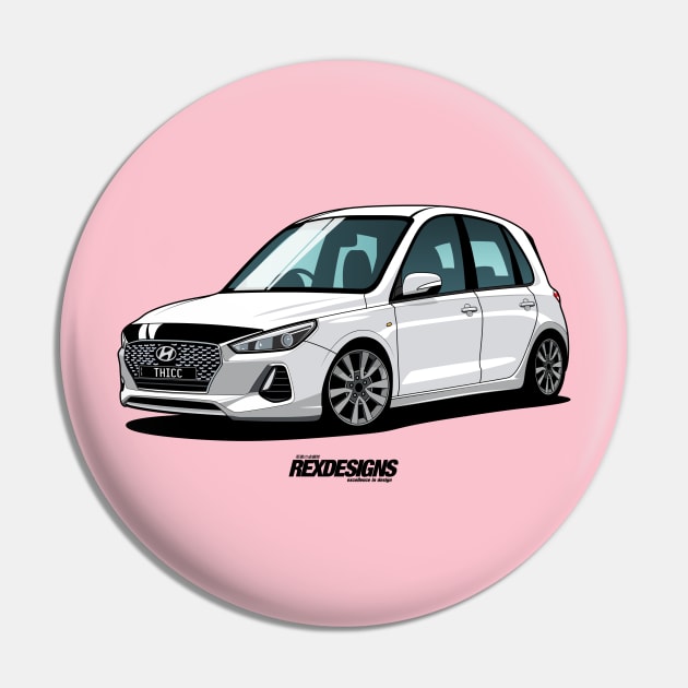 Hyundai i30SR (THICC) Pin by RexDesignsAus