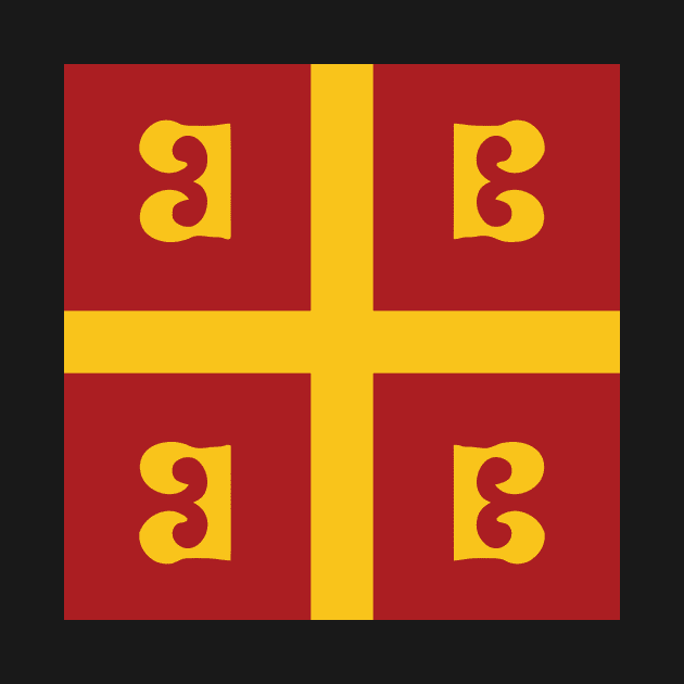 Byzantine Flag by blackroserelicsshop@gmail.com