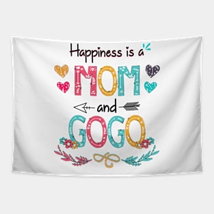 Happiness Is A Mom And Gogo Wildflower Happy Mother's Day Tapestry