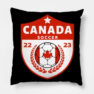 Canada Soccer Pillow