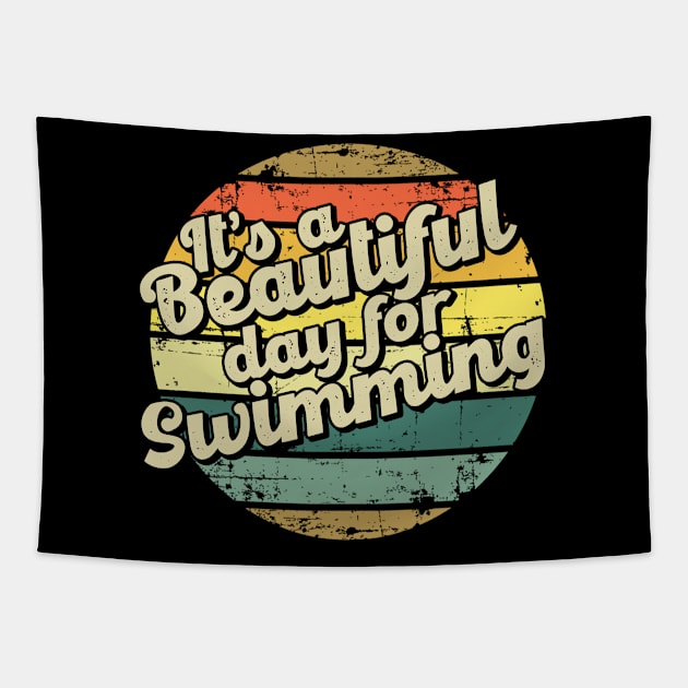 Swimming hobby present perfect for him or her mom mother dad father friend Tapestry by SerenityByAlex