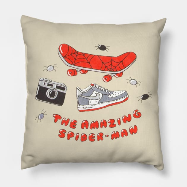 Spider kit//Drawing for fans Pillow by DetikWaktu