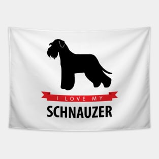 I Love My Schnauzer Tapestry