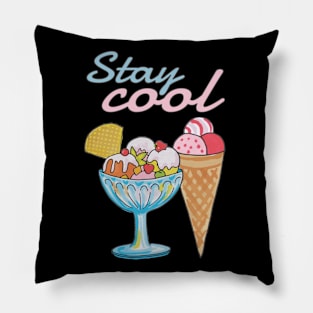 Sweet Ice Cream Stay Cool Pillow