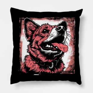 Retro Art Sarabi Dog Lover Pillow