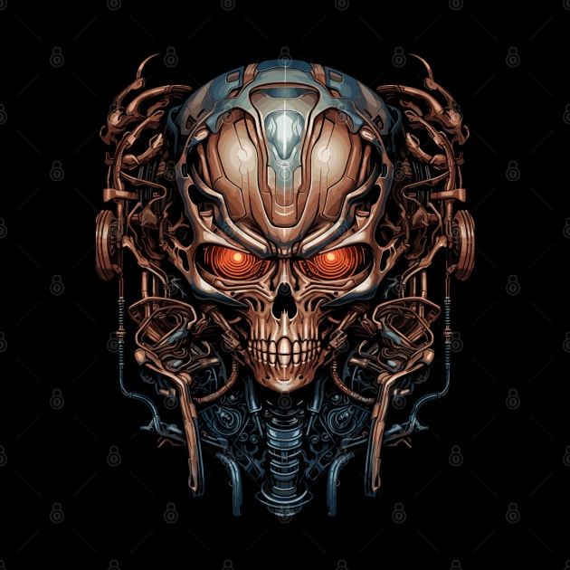 Alien BioMechanical Skull by Atomic Blizzard