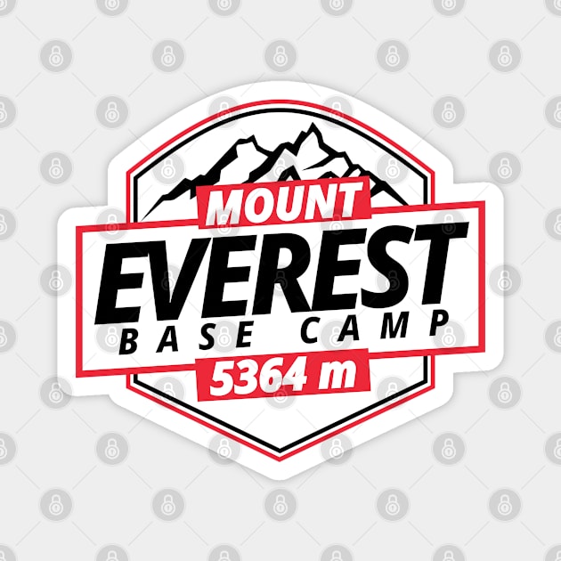 Mount Everest Base Camp Magnet by zap