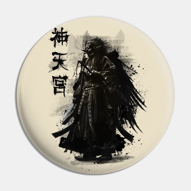 Tengu god Pin by MCAshe spiritual art 