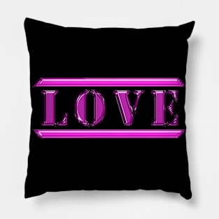 Love Pink Pillow