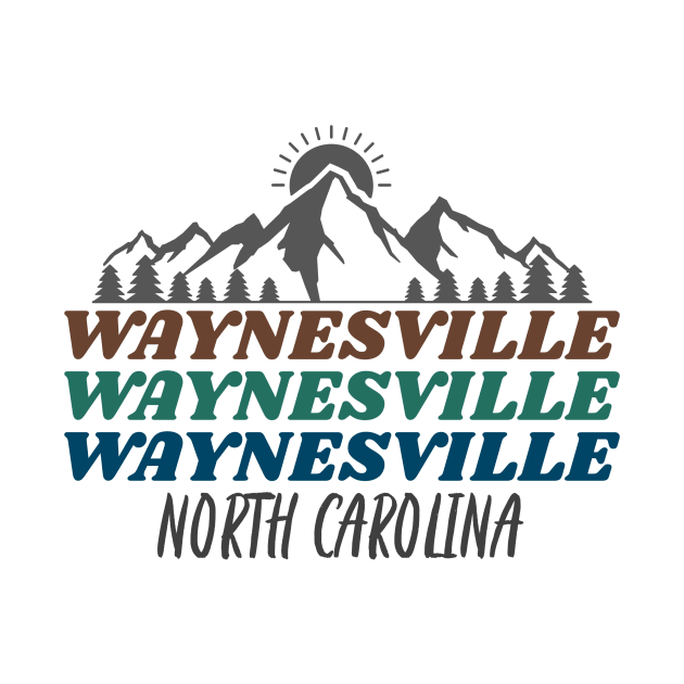 Waynesville, North Carolina by Mountain Morning Graphics