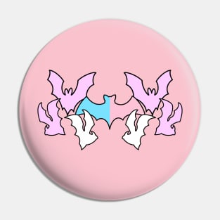 Pride Bats Bigender Pin