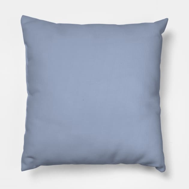 Periwinkle Blue Solid Color Pillow by Whoopsidoodle