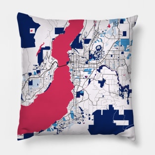 Kelowna - Canada MilkTea City Map Pillow