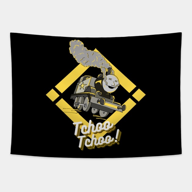 Tchoo Tchoo Tapestry by Dawani Draw