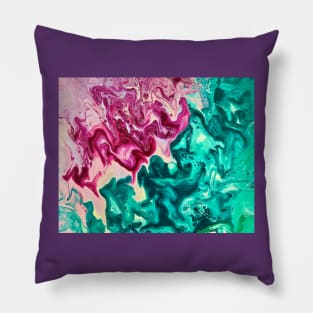 Colourful bubbles paradise Pillow