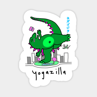 Yogazilla Magnet