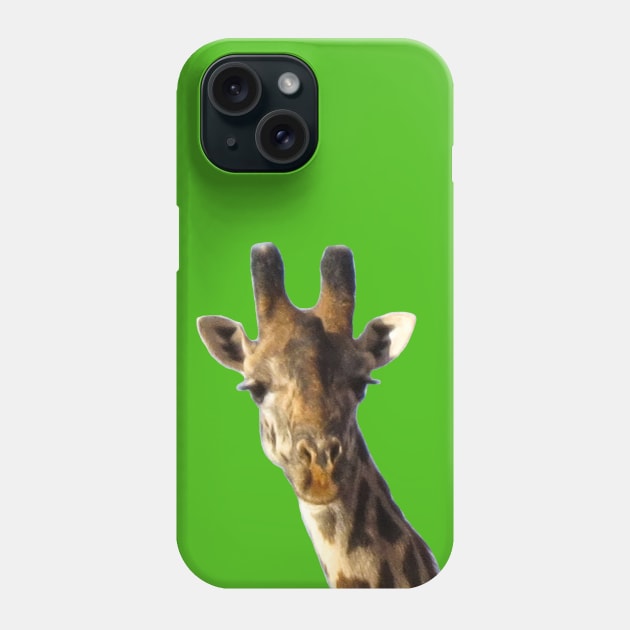 Giraffe Portrait Phone Case by ellenhenryart