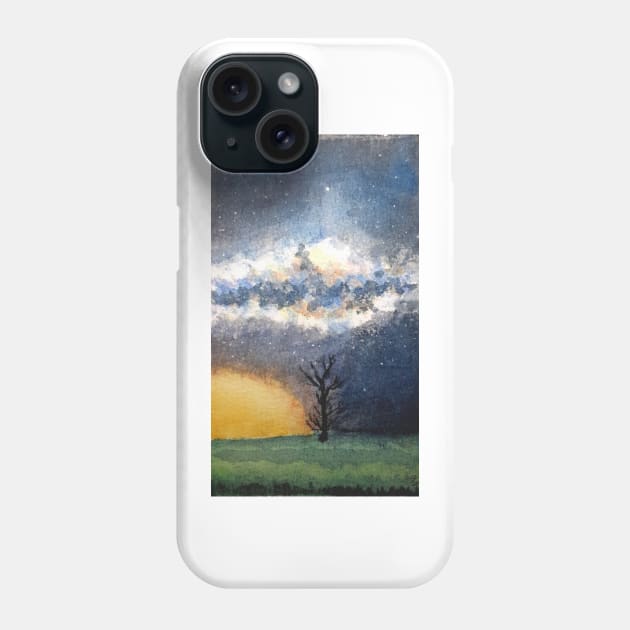 Milky Way at Dowerin Phone Case by DaijiDoodles