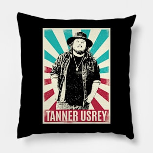 Vintage Retro Tanner Usrey Pillow