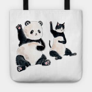 CAT & PANDA Tote