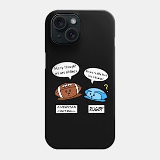 Cute American football and rugby Phone Case