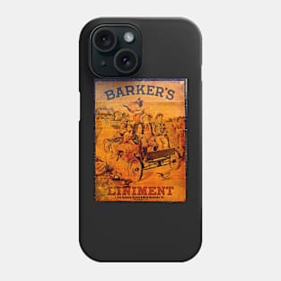 Vintage Ad Barkers Liniment Phone Case