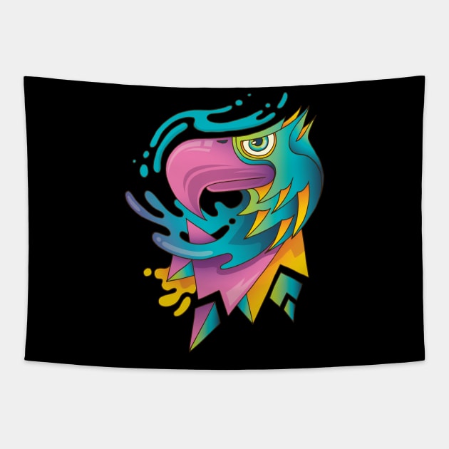 Seahawk Tapestry by mobiiart